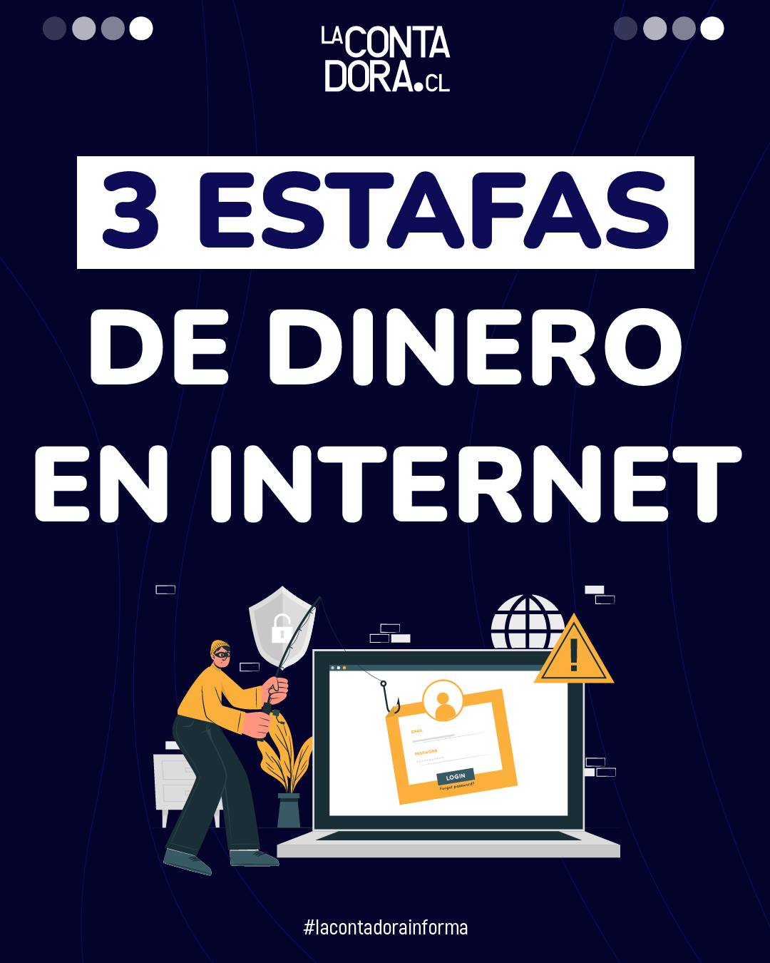 3 ESTAFAS DE DINERO EN INTERNET